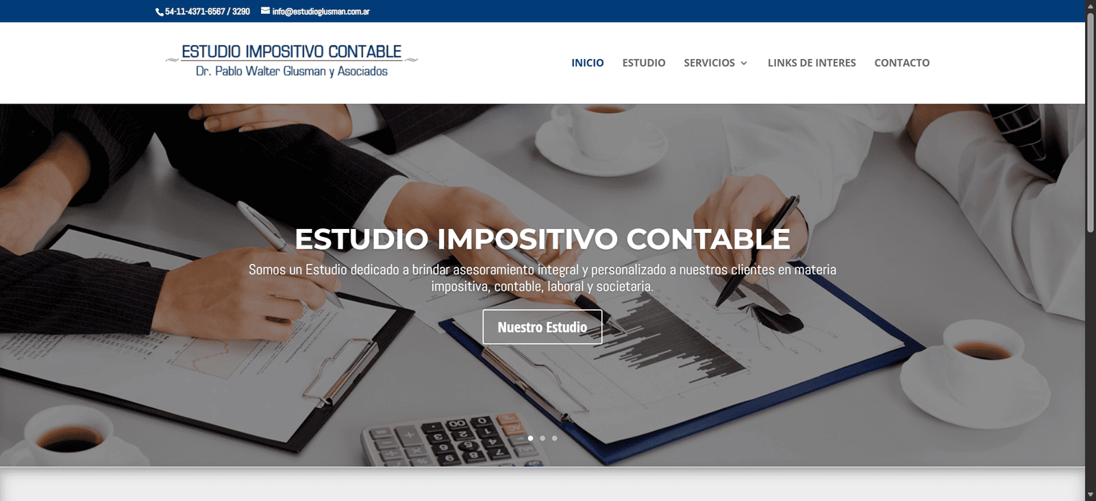 Proyecto web Estudio Glusman