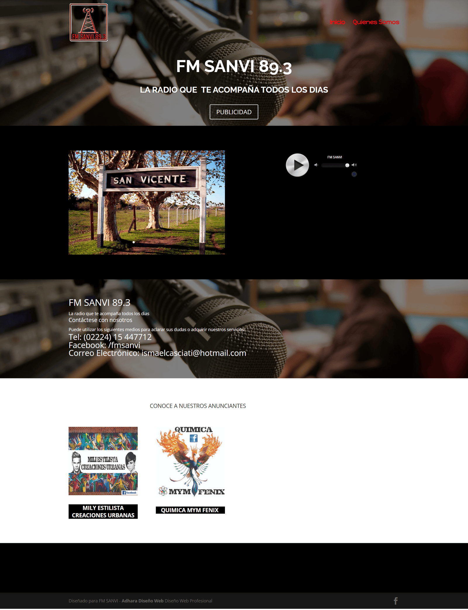 Vista completa del proyecto FM SANVI
