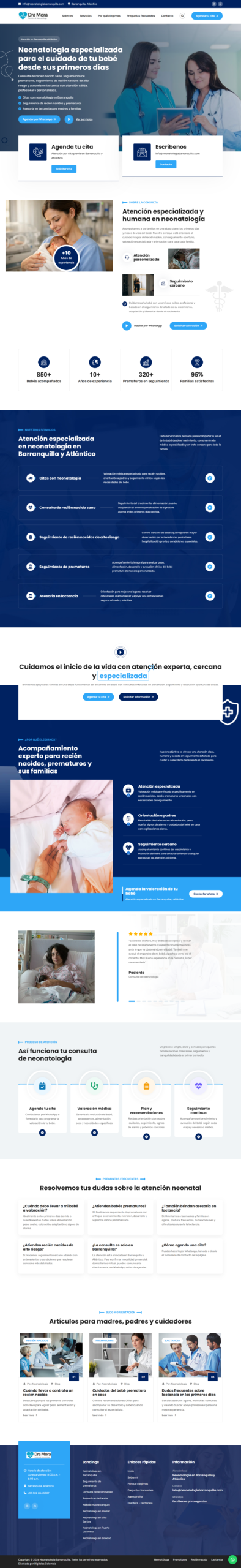 Vista completa del proyecto NEONATOLOGÍA BARRANQUILLA